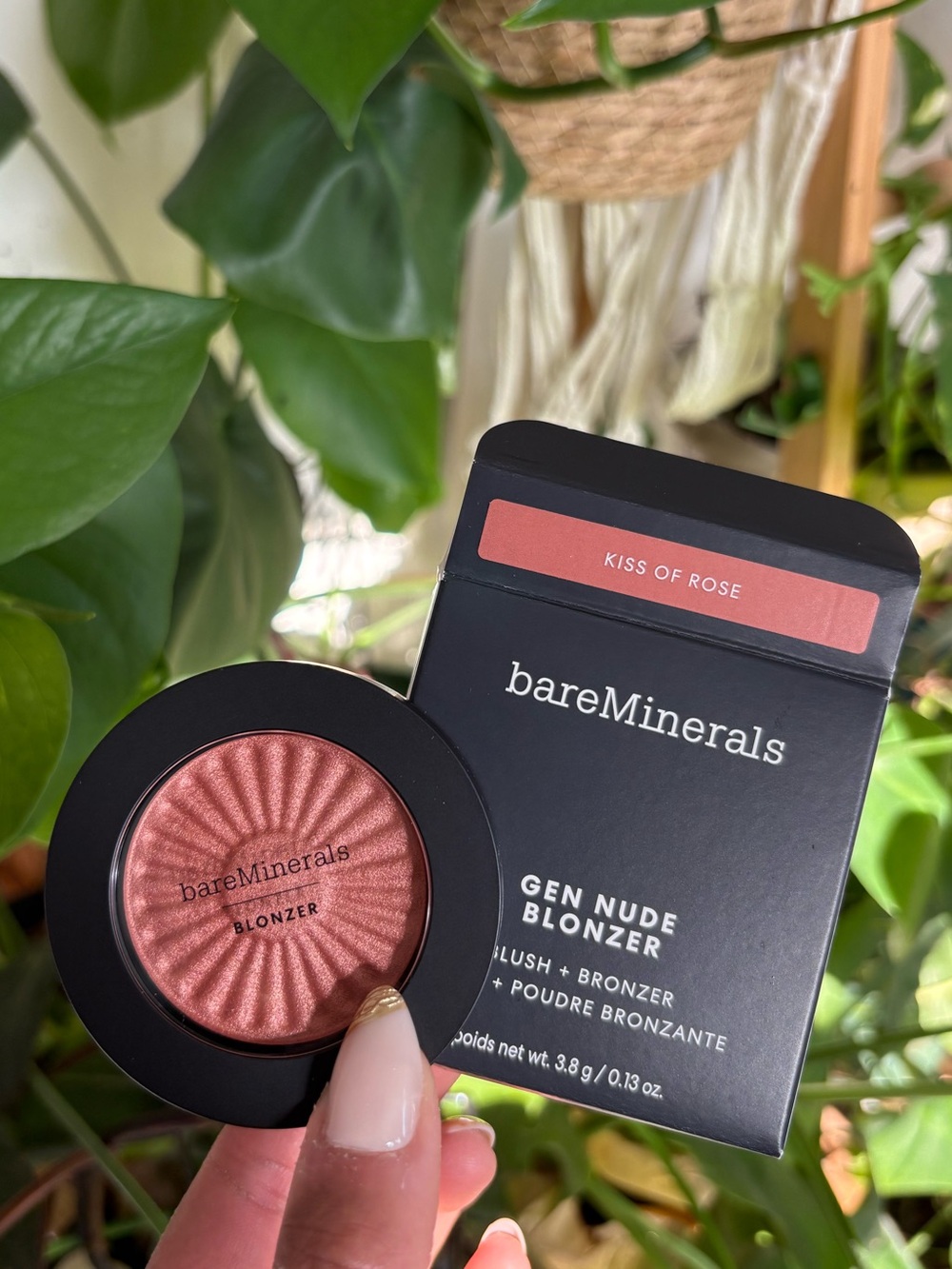 bareMinerals GEN NUDE Blonzer Blush + Bronzing Hybrid in KISS of Rose